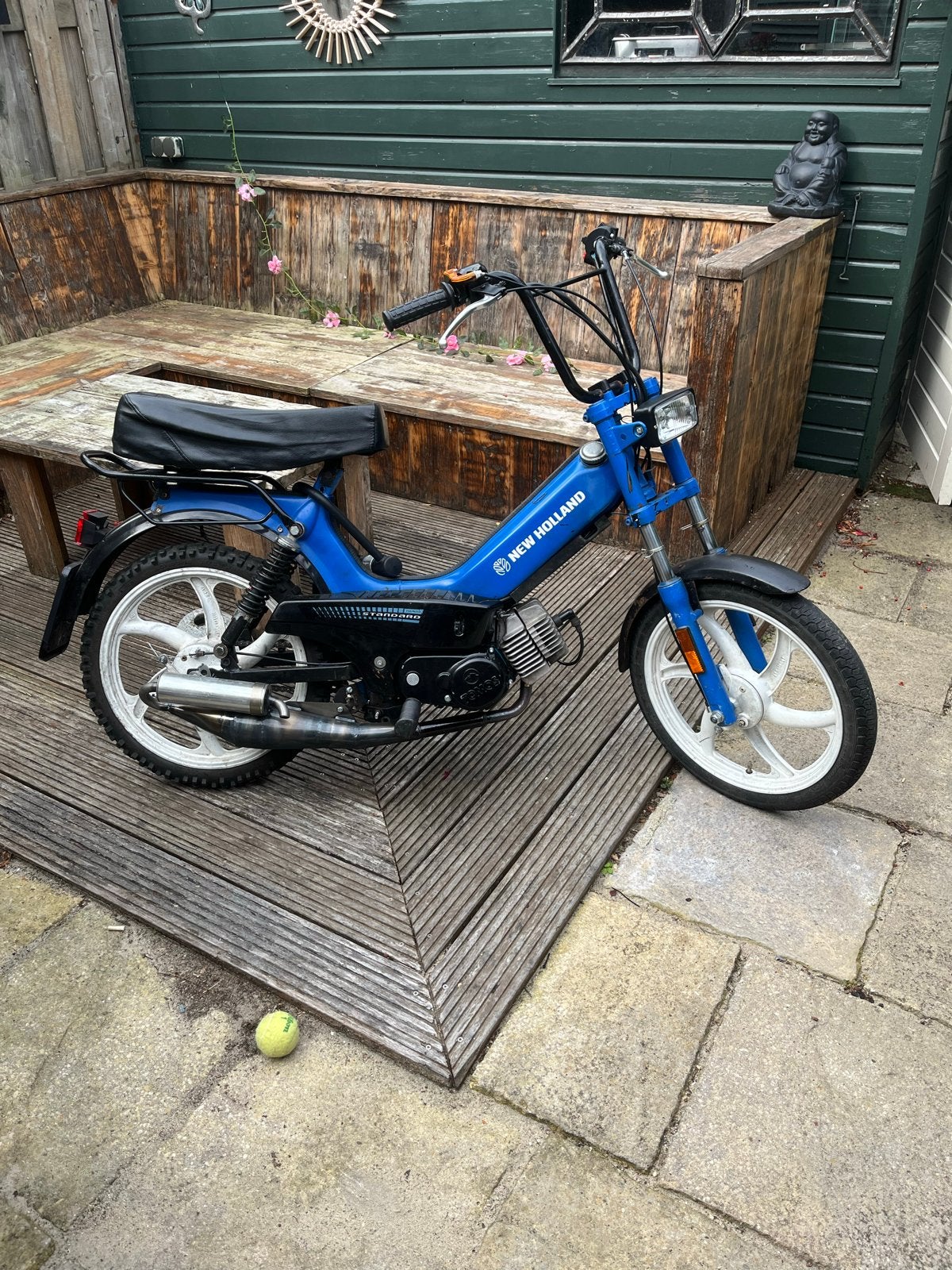 Tomos brommer - Blauw - Goede staat, Fietsen en Brommers, Ophalen, Gebruikt, 2 versnellingen, Quadro