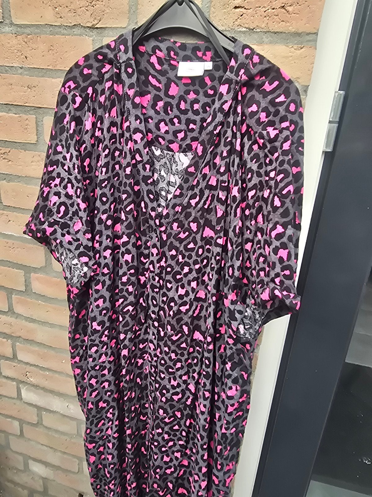 ONLY CARMAKOMA Jurk met luipaardprint - Maat 54, Kleding | Dames, Grote Maten, Jurk, Ophalen of Verzenden, Zo goed als nieuw, ONLY CARMAKOMA