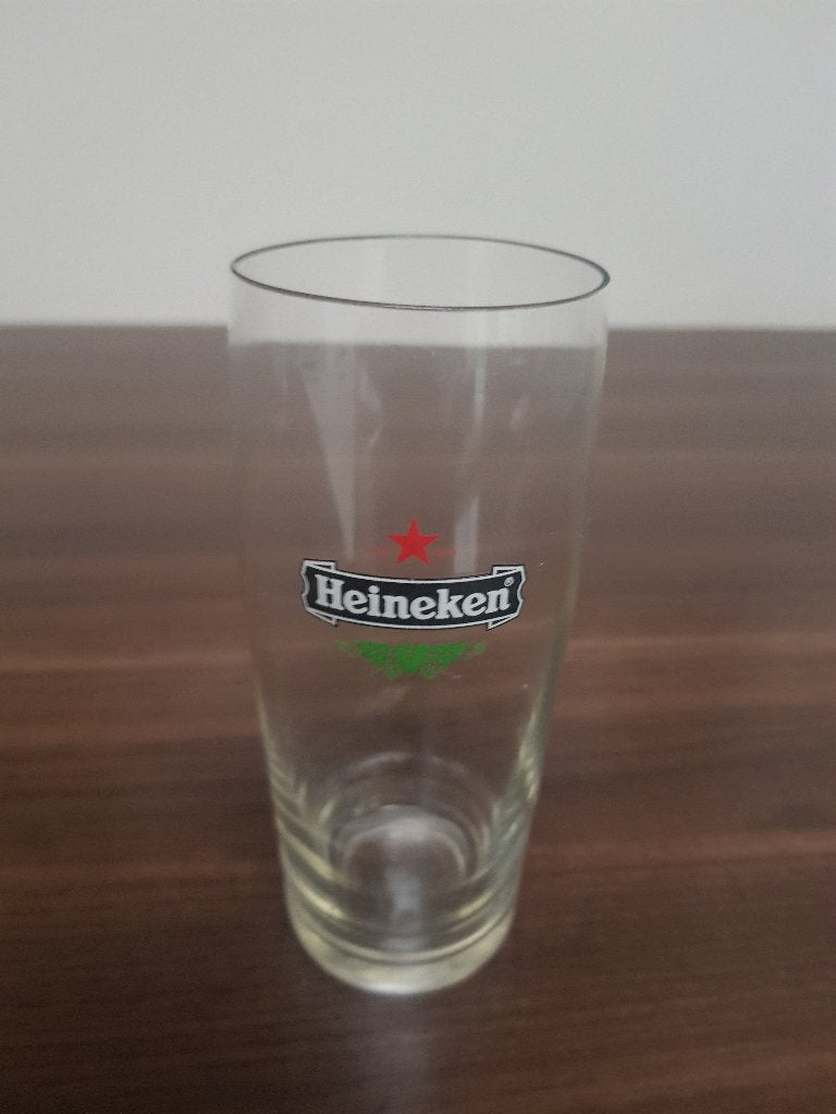 mooi HEINEKEN bierglas, Ophalen of Verzenden, Zo goed als nieuw, Glas of Glazen, Heineken
