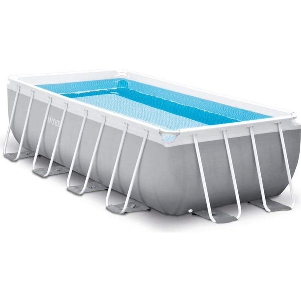 Intex Opzetzwembad 4x2x1.22m met trap, Gebruikt, 200 tot 300 cm, Rechthoekig, Ophalen