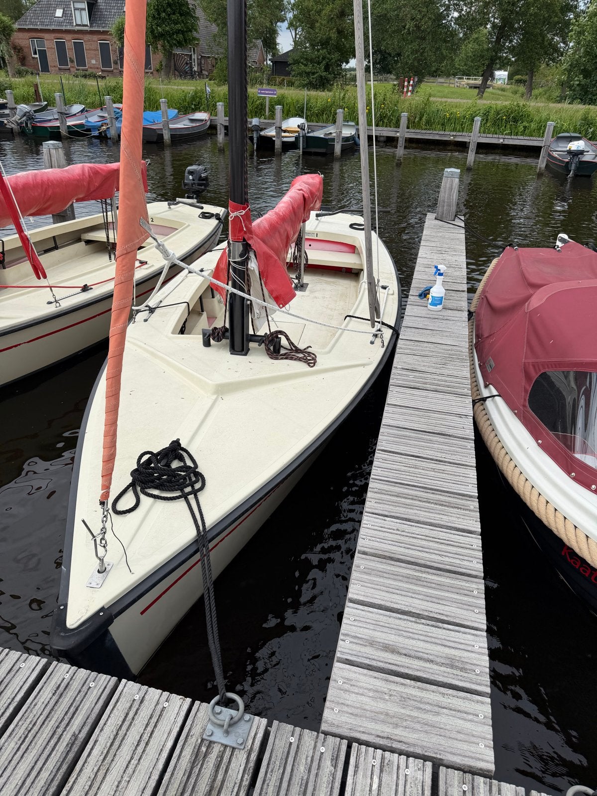 Polyvalk met of zonder BB motor, Ophalen, Gebruikt, Polyester, Buitenboordmotor
