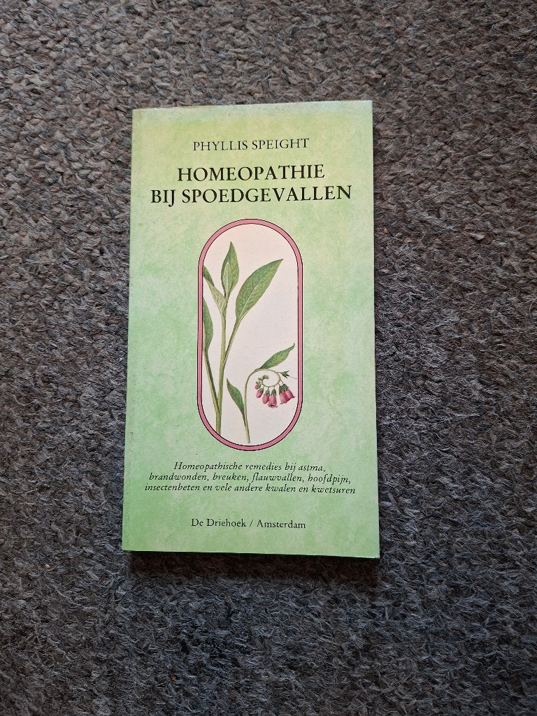 Homeopathie bij spoedgevallen/ Phyllis Speight, Boeken, Verzenden, Gelezen, Phyllis Speight