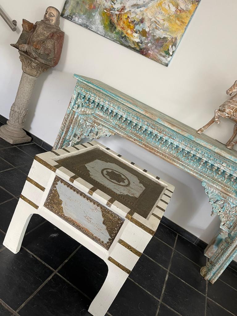 Ibiza bohemian salon/bijzet tafel, Ophalen, Gebruikt, 50 tot 100 cm, Ibiza bohemian