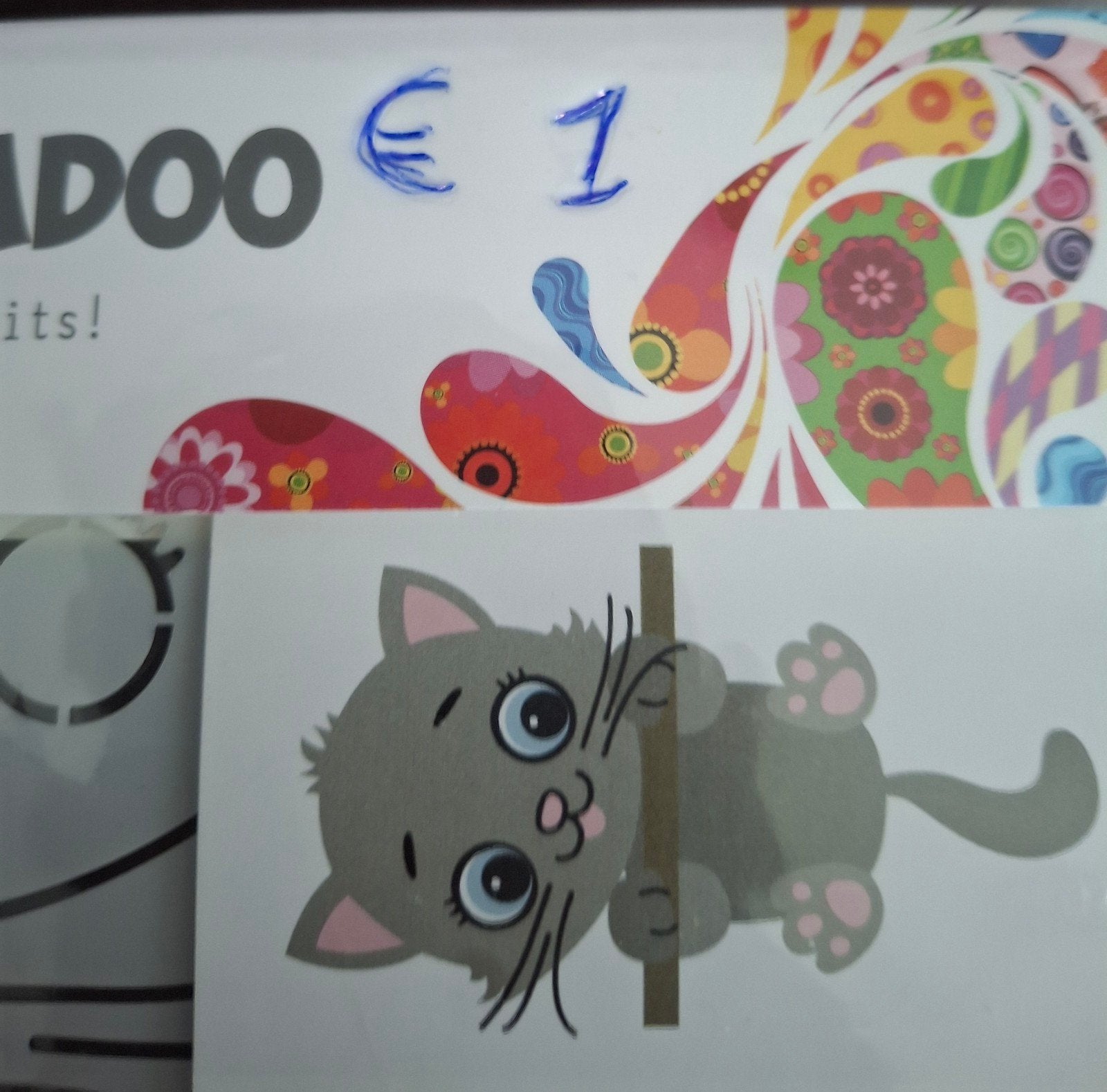 Dutch Doobadoo Katten Knutselset - Zo goed als nieuw, Dieren, Nieuw, Meerkleurig, Ophalen of Verzenden