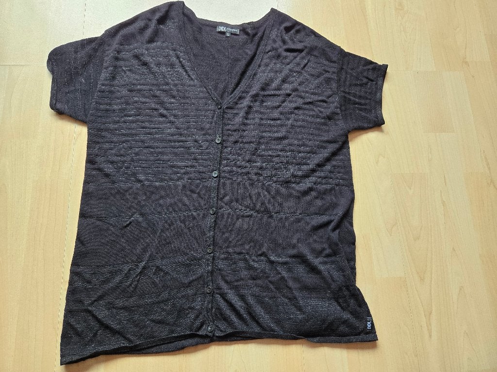 Didi zwart vestje, maat L, Verzenden, Zwart, Maat 42/44 (L), Nieuw