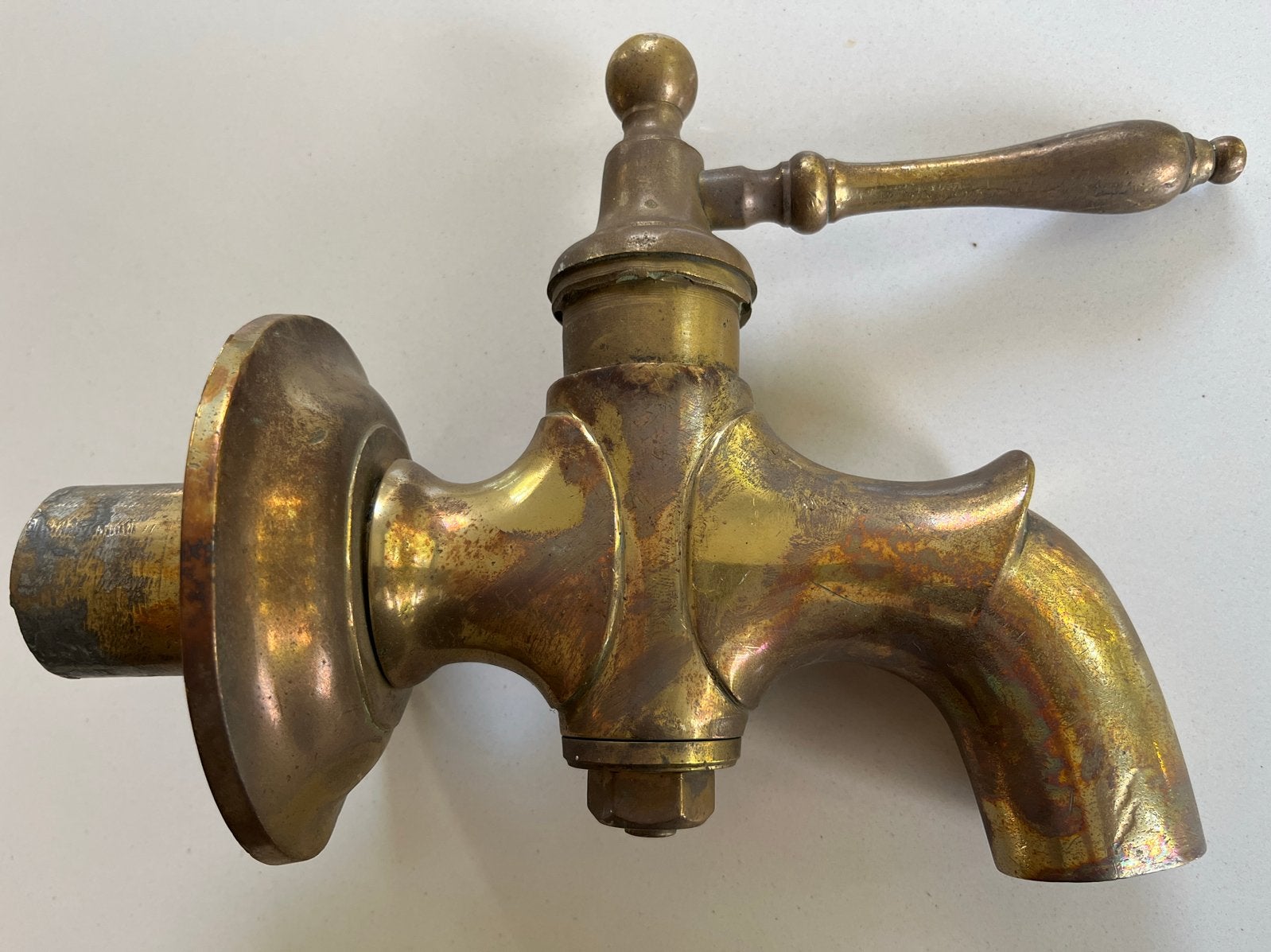 Antieke messing tapkraan - Vintage biertap, Ophalen of Verzenden