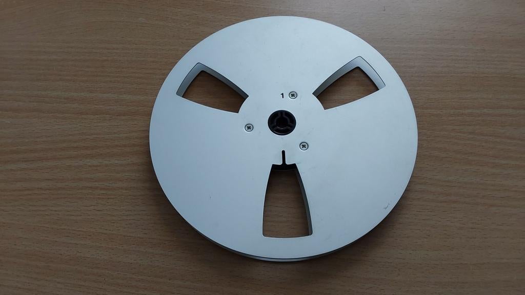 18 cm Aluminium Metalen Bandrecorder spoel , nog als nieuw !, Ophalen of Verzenden, Onderdeel