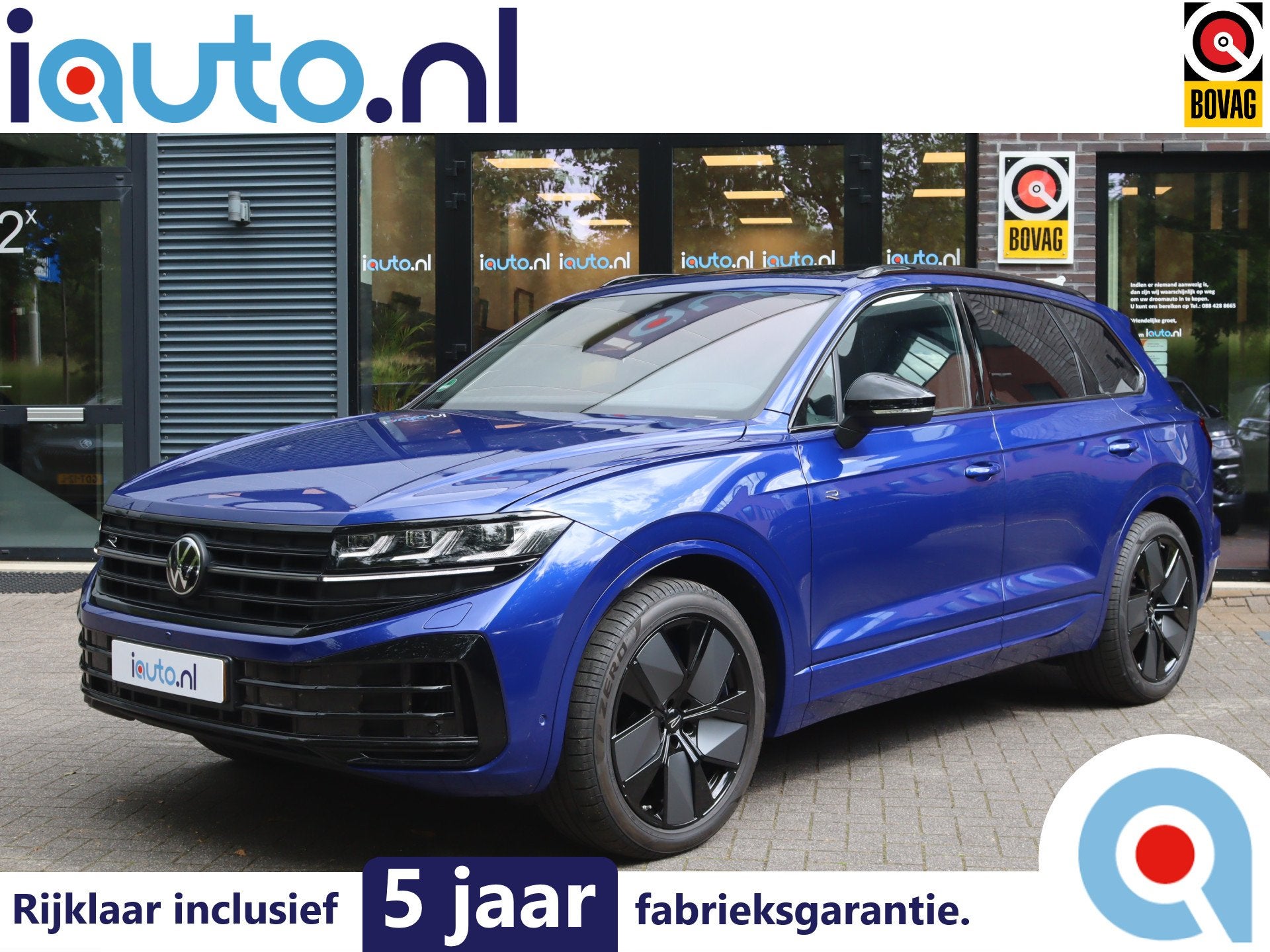Volkswagen Touareg 3.0 TSi eHybrid 4MOTION R Pano/IQ.Light H, Automaat, Gebruikt, 2995 cc, Blauw