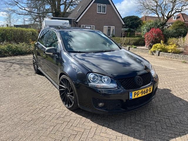 Volkswagen Golf GTI 2.0L - 317pk Stage 2 getuned, Auto's, Stof, Zwart, 4 cilinders, Zwart