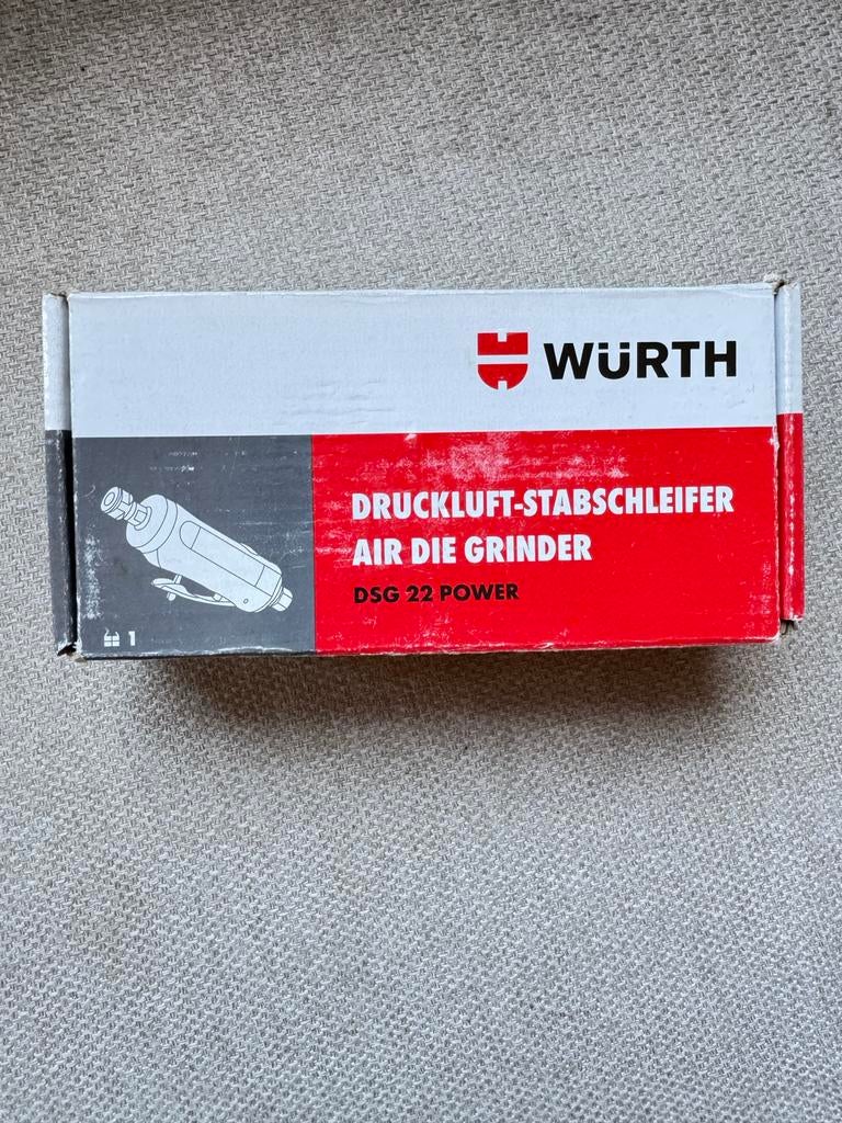 Wurth DrukLucht-Stabschleifer DSG 22 Power - Nieuw, Ophalen of Verzenden, Nieuw, Minder dan 700 watt, Rechte handslijpmachine