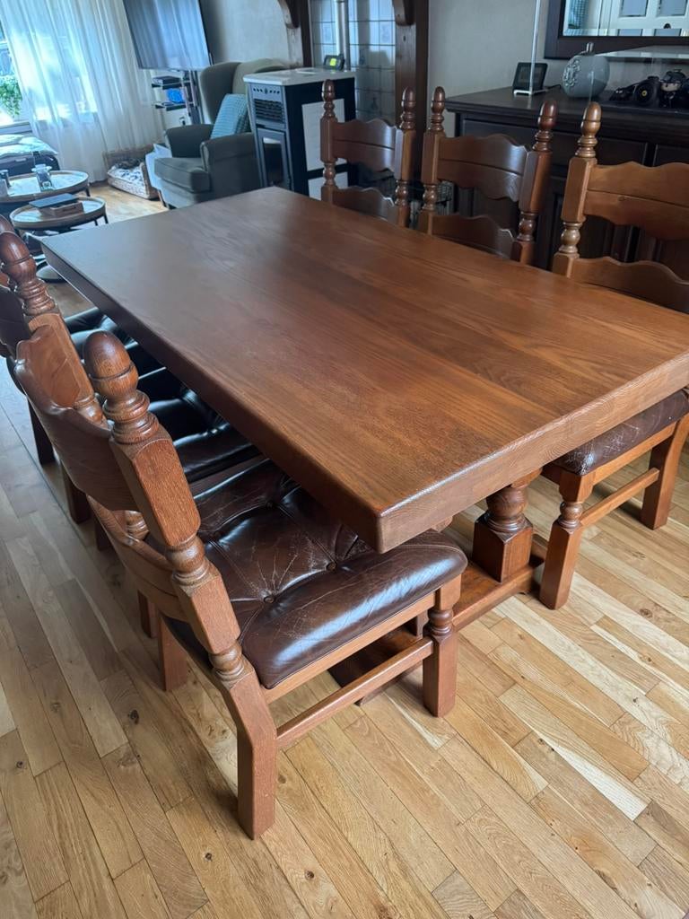 Eiken tafel 90 x 180, Ophalen