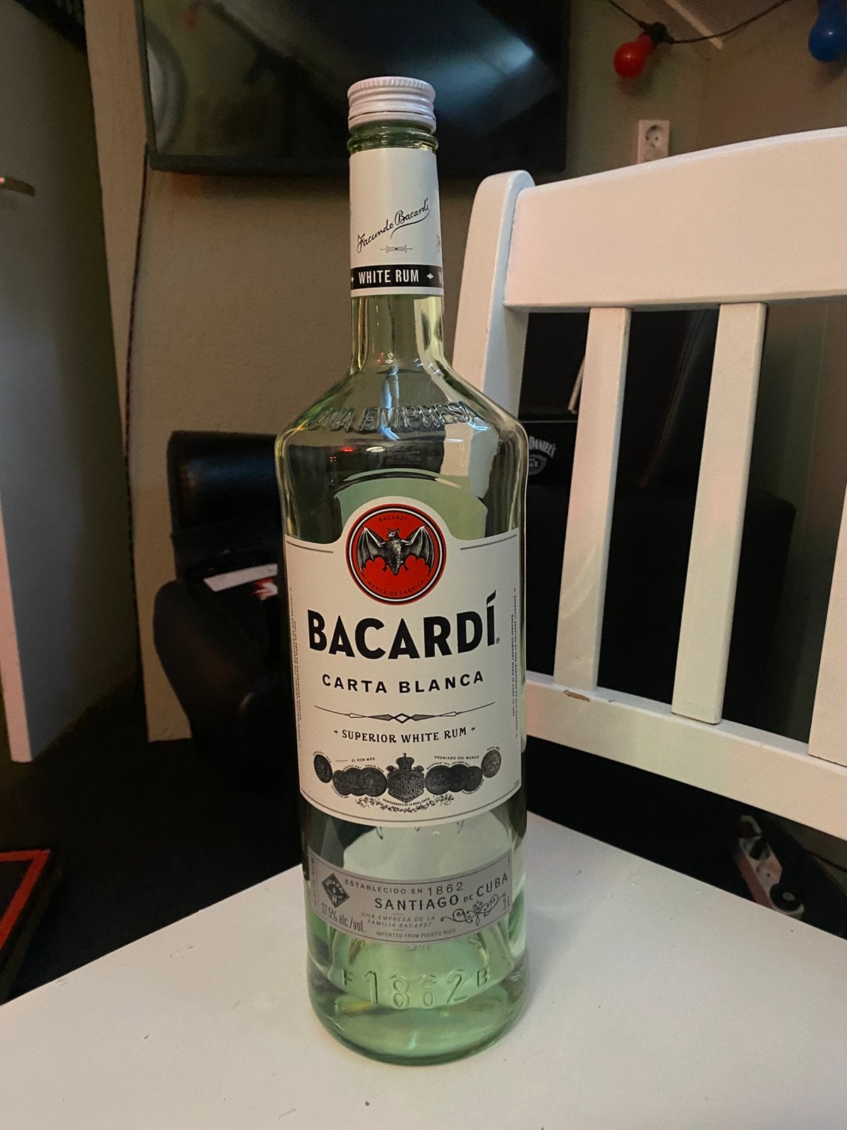 Mancave mooie grote bacardi fles 3 liter, Verzamelen, Merken en Reclamevoorwerpen, Ophalen, Zo goed als nieuw