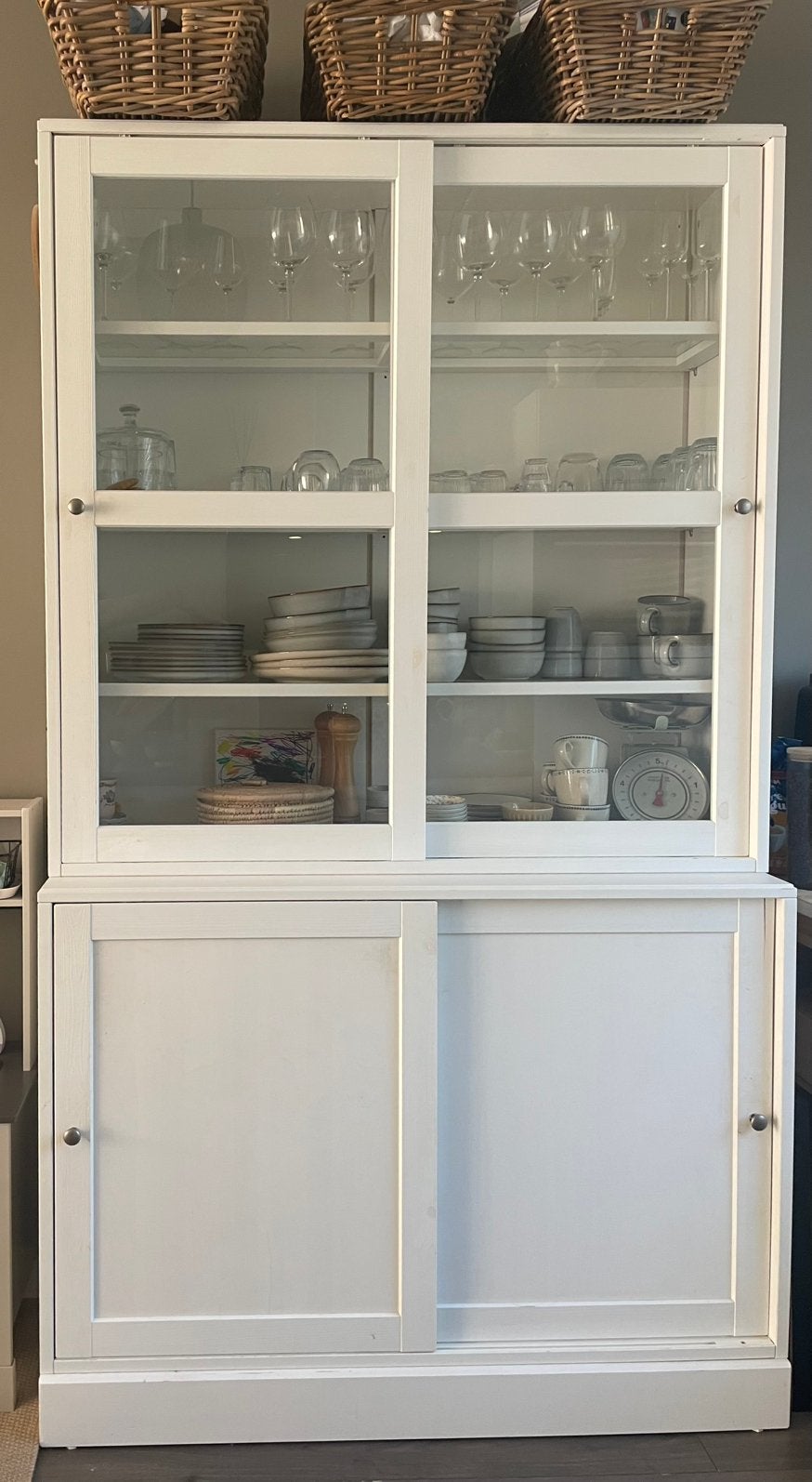 ️GRATIS HAVSTA IKEA BUFFETKAST, Ophalen, Zo goed als nieuw, 25 tot 50 cm, 200 cm of meer