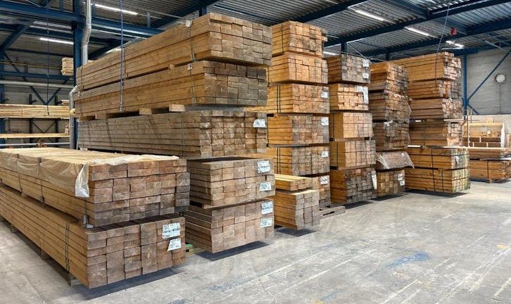 Houten balken - 70/170 en 75/175 mm aangeboden - NIEUW!