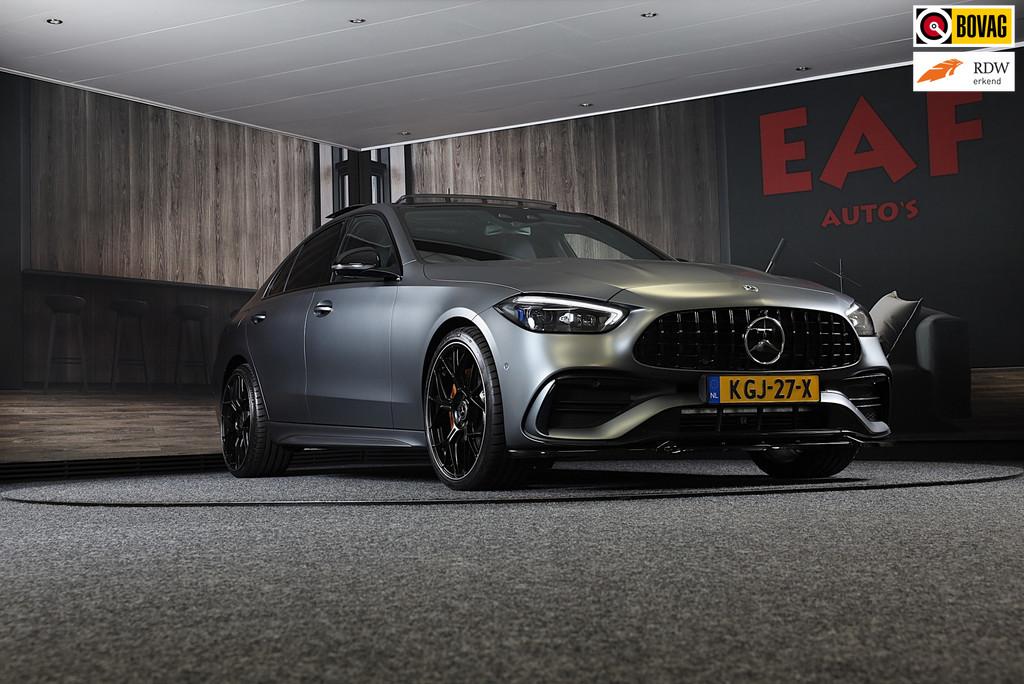 Mercedes-Benz C-klasse 300 e AMG 63 Look / Massage / Burmest, Auto's, Automaat, Achterwielaandrijving, 4 cilinders, 167 km/l