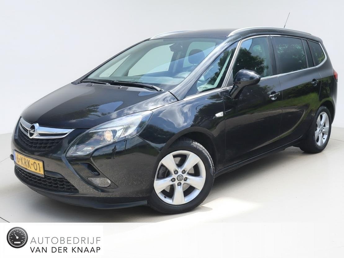 Opel Zafira Tourer 1.6 Business+ | Airco | Cruise | Multimed, Auto's, Opel, Euro 5, Gebruikt, Zwart, 4 cilinders
