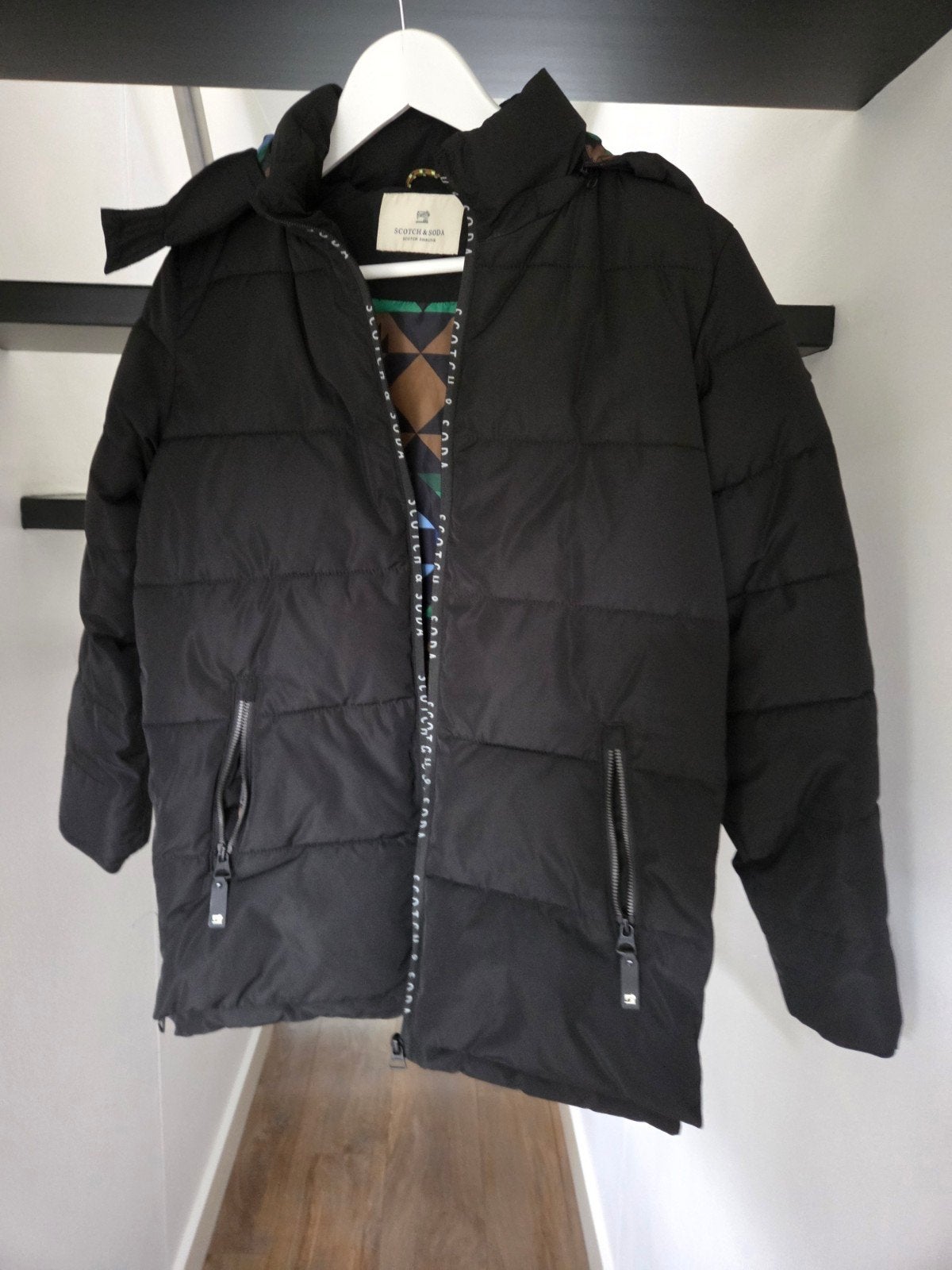 Scotch & Soda winterjas zwart - Maat 152 - Nieuw, Ophalen, Jongen of Meisje, Nieuw, Scotch & Soda