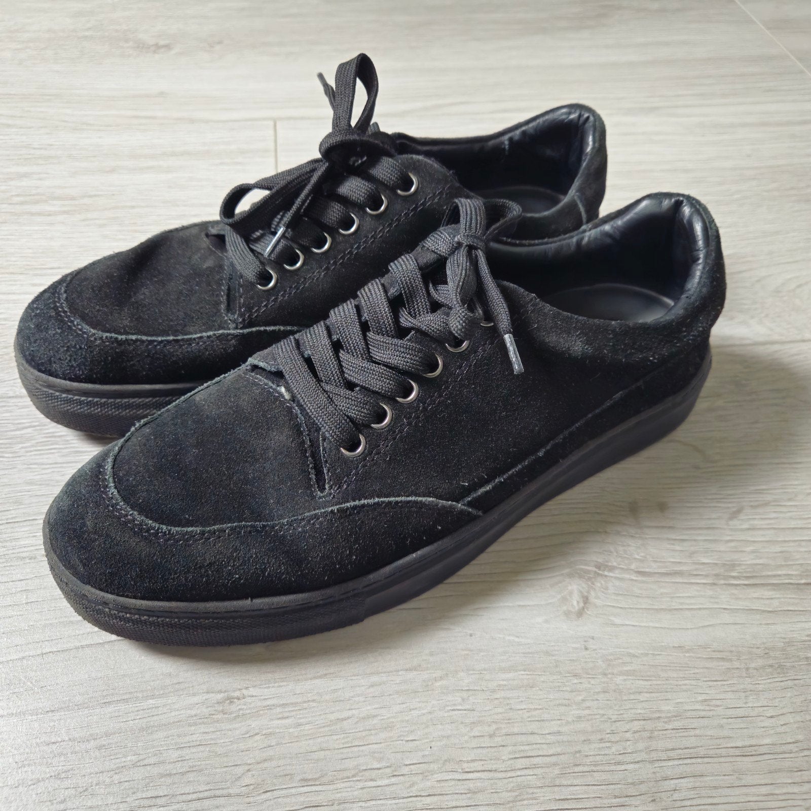 Opruiming: ASPACT Zwarte Suède Sneakers maat 42, Kleding | Heren, Schoenen, Zo goed als nieuw, Sneakers of Gympen, Zwart, Ophalen of Verzenden