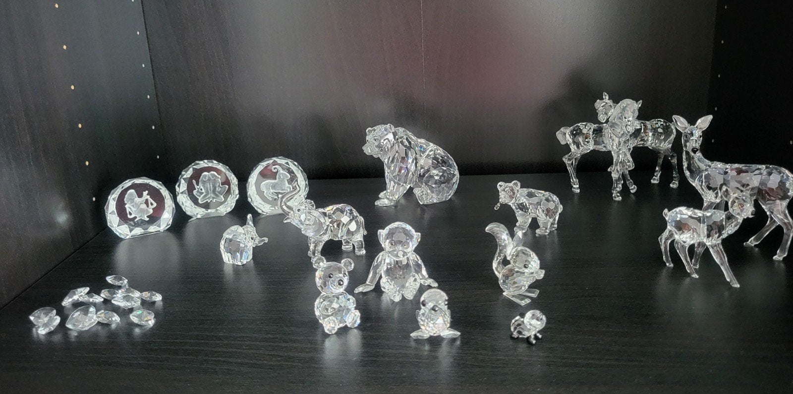 Swarovski Kristal Dieren en Zodiac Beeldjes Collectie, Ophalen of Verzenden, Zo goed als nieuw, Wild dier, Beeldje of Figuurtje