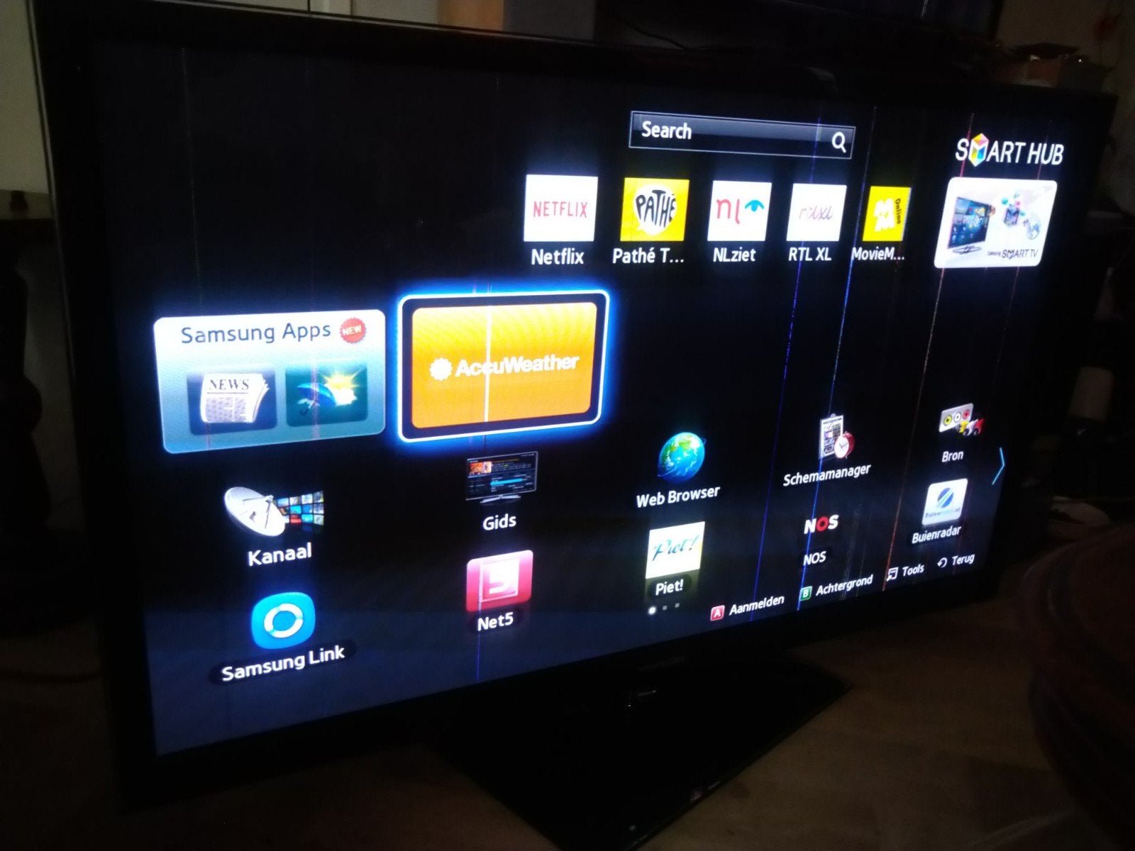 Samsung Plasma TV 51 inch - Smart TV, Ophalen, Gebruikt, 50 Hz, LCD