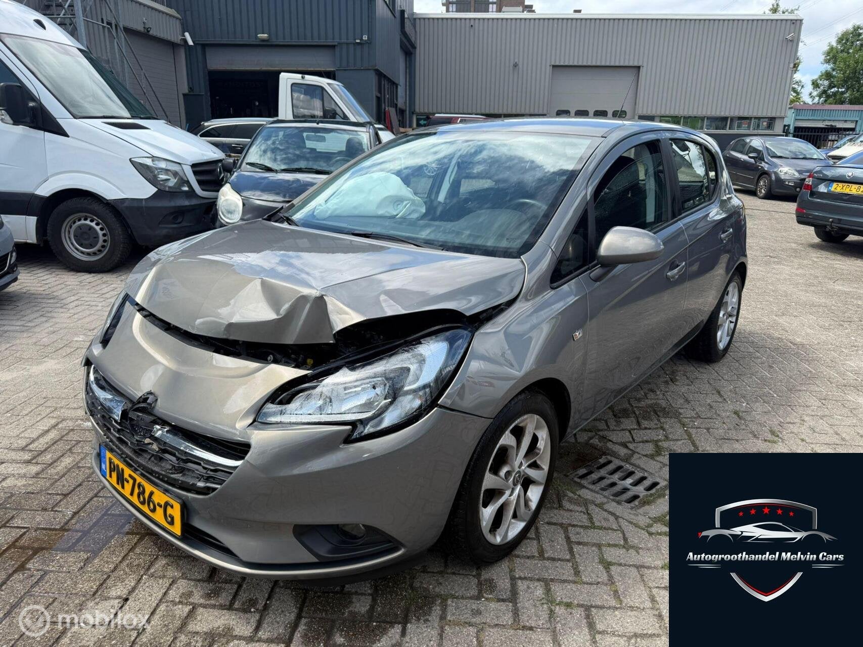 Opel Corsa 1.4 Cosmo Voorschade!, Auto's, Voorwielaandrijving, Gebruikt, 4 cilinders, Bruin