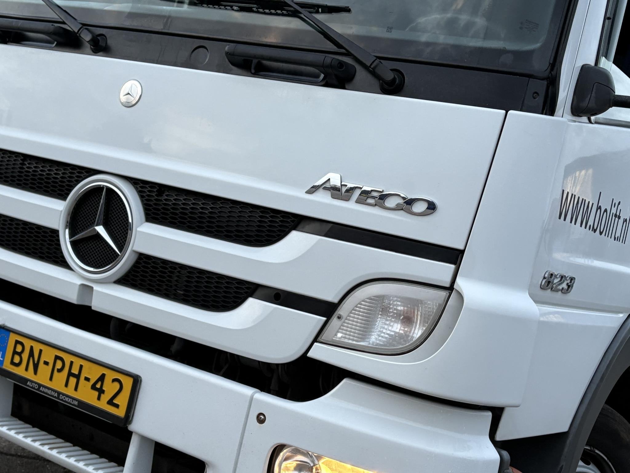 Mercedes-benz Atego 970.22 | Autotransporter | Oprijwagen |, Euro 2, Stof, Wit, Bedrijf