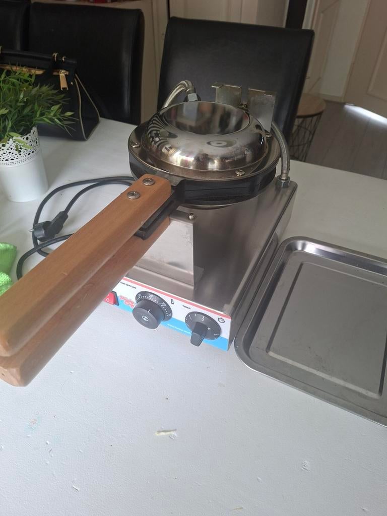Bubbel wafel ijzer funky chef zo goed als nieuw, Ophalen of Verzenden, Zo goed als nieuw