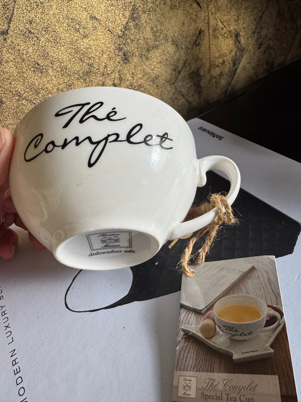 Riviera Maison Mok "The Complet" - nieuw, Huis en Inrichting, Ophalen of Verzenden, Zo goed als nieuw, Mok