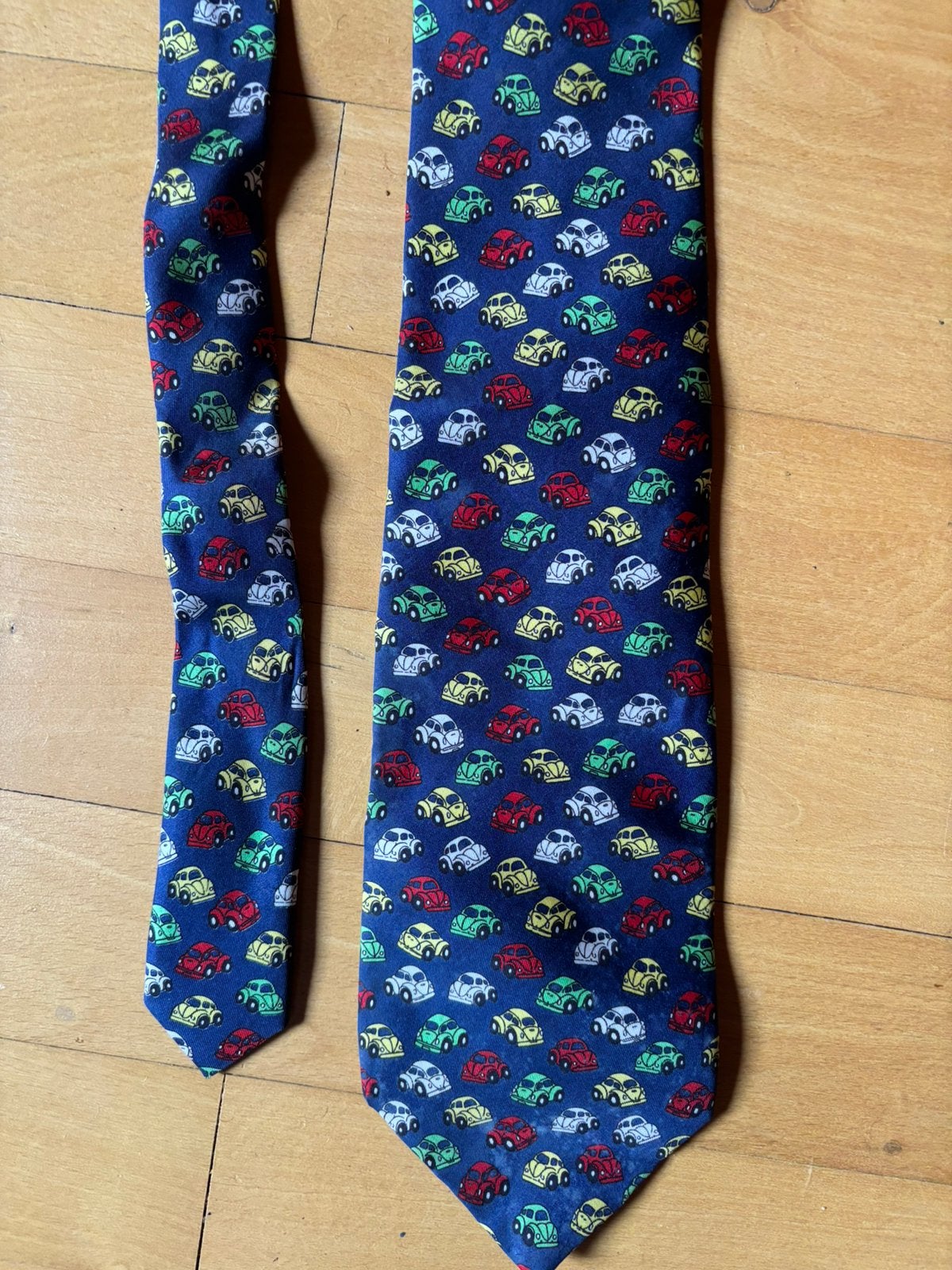 Stropdas met vw kevers, Ophalen, Zo goed als nieuw, Blauw