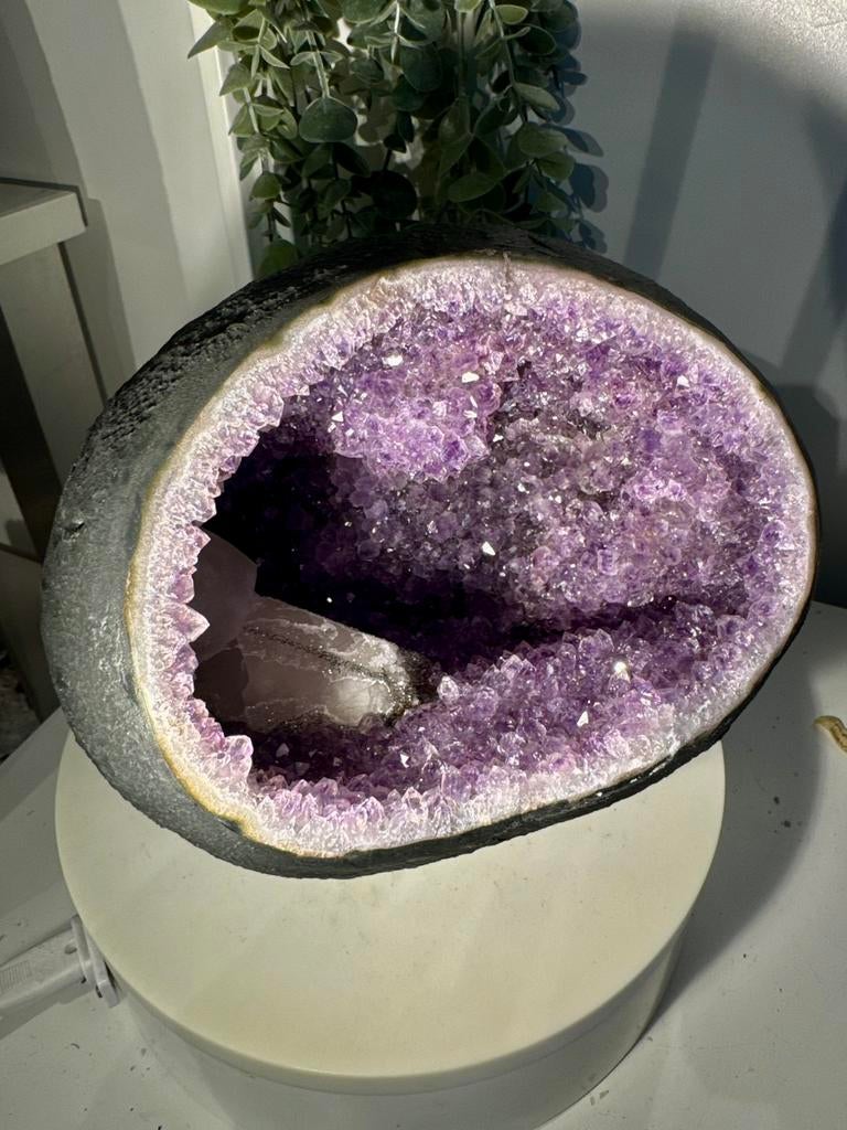 Amethist kogel geode, Ophalen of Verzenden