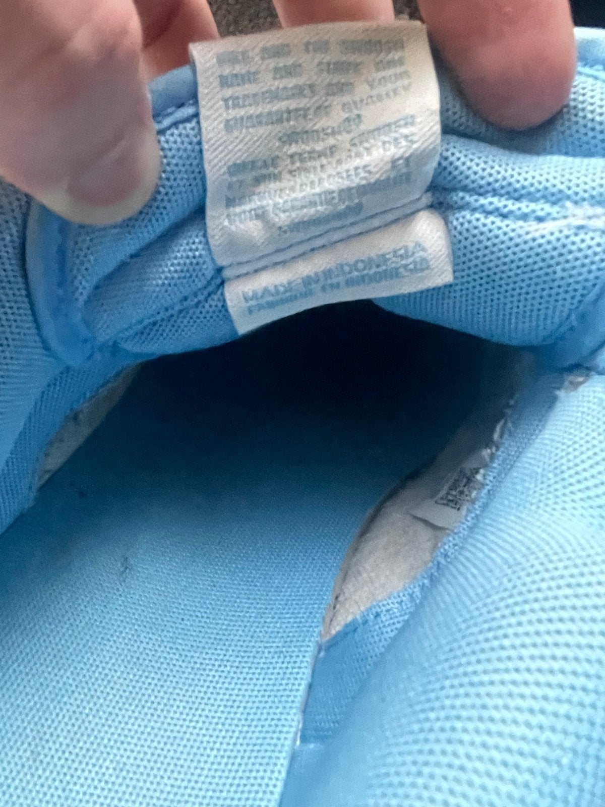 Nike Dunk low baby blue maat 44, Ophalen, Zo goed als nieuw, Blauw, Sneakers of Gympen