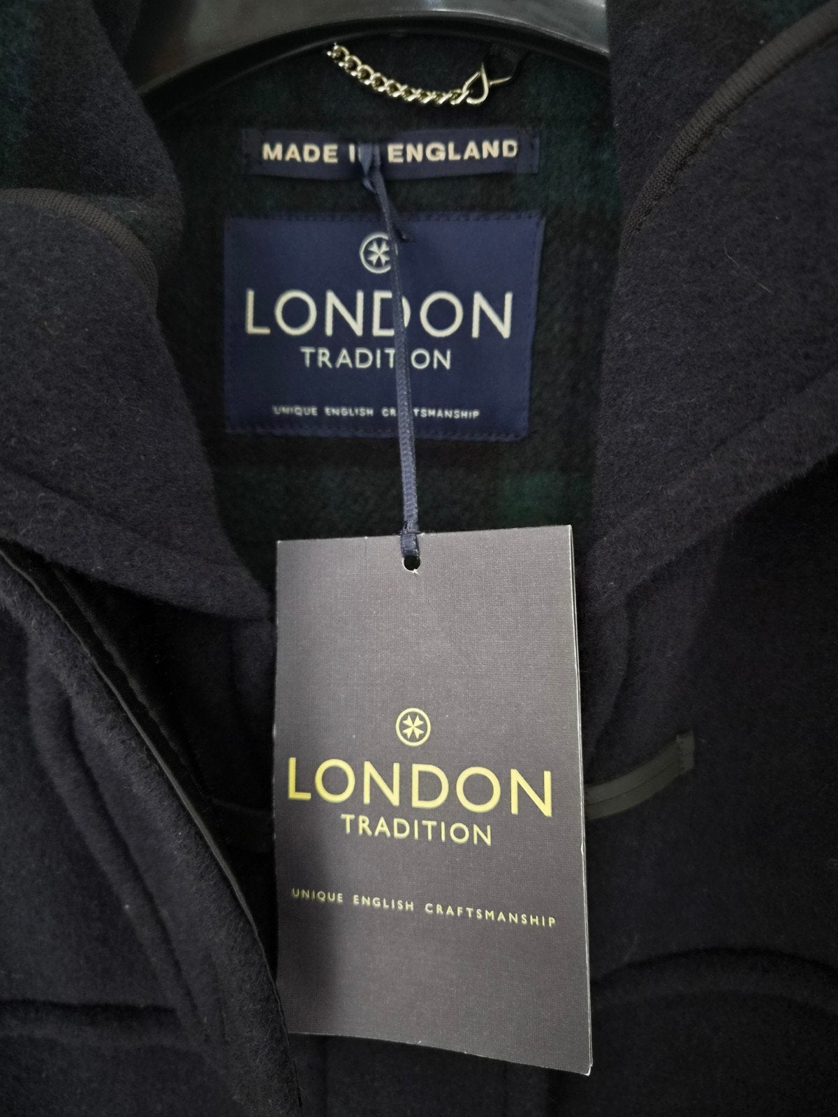NEW with tags: London Tradition Duffle Coat Emily Navy navy, Blauw, Maat 42/44 (L), Nieuw, LONDON Tradition