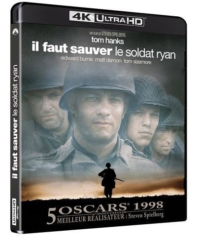 Saving Private Ryan 4K UHD Blu-Ray FR NLO (Seal) IMDb 8.9, Ophalen of Verzenden, Nieuw in verpakking, Actie
