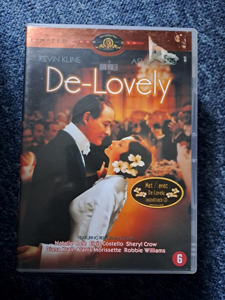 De-lovely (dvd), Alle leeftijden, Ophalen of Verzenden, Zo goed als nieuw
