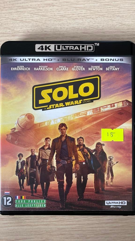 Star wars solo 4K blu ray NL versie, Ophalen of Verzenden, Zo goed als nieuw, Science Fiction en Fantasy