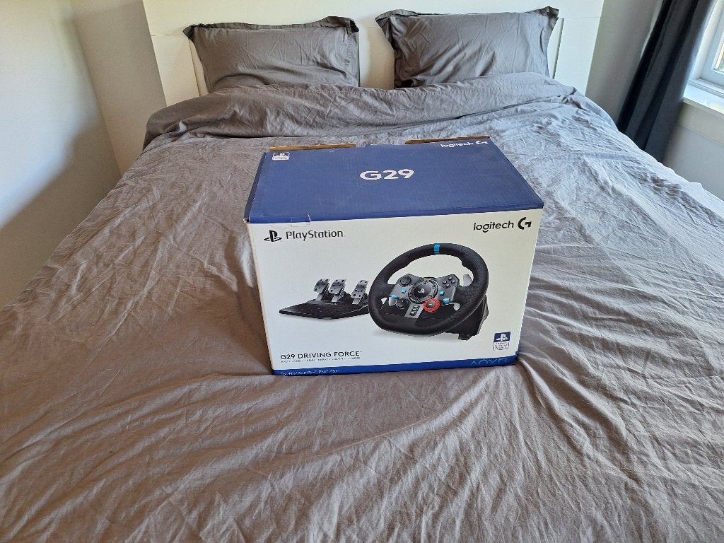 Logitech G29 | Zo goed als nieuw | Compleet in doos, Ophalen, Zo goed als nieuw, Stuur of Pedalen, PlayStation 3