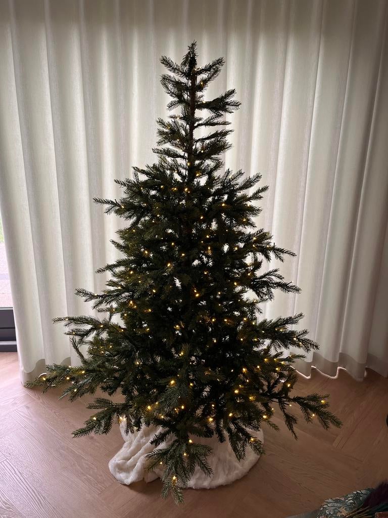 Kunstkerstboom met verlichting, Ophalen, Gebruikt