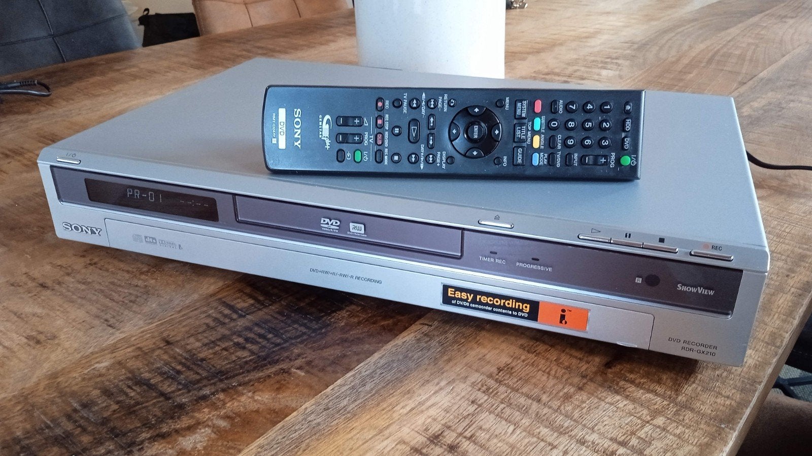 SONY DVD RECORDER/Speler / Afstandsbediening/ Top kwaliteit, Ophalen of Verzenden, Sony