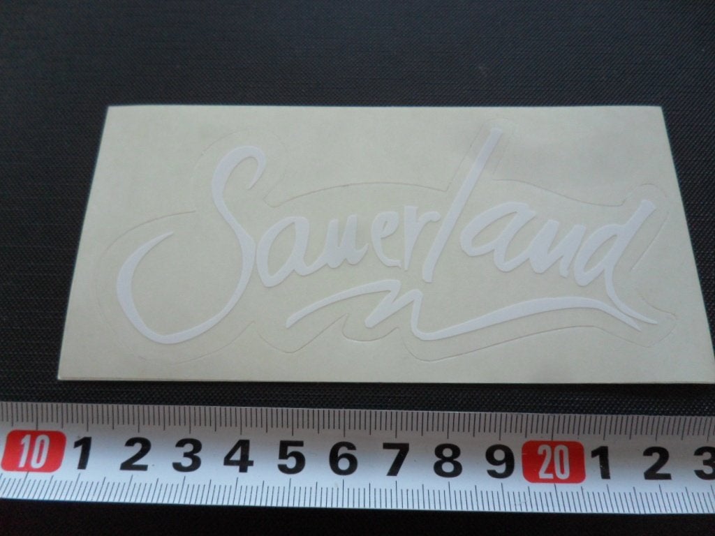 sticker Transparant  Duitsland Sauerland, Ophalen, Zo goed als nieuw