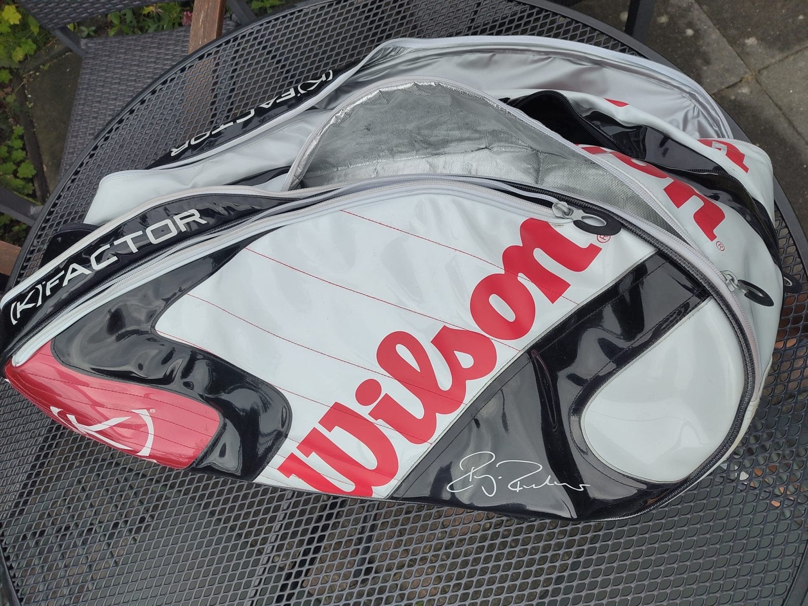 Wilson K-Factor Tennistas, Ophalen, Gebruikt, Tas, Wilson
