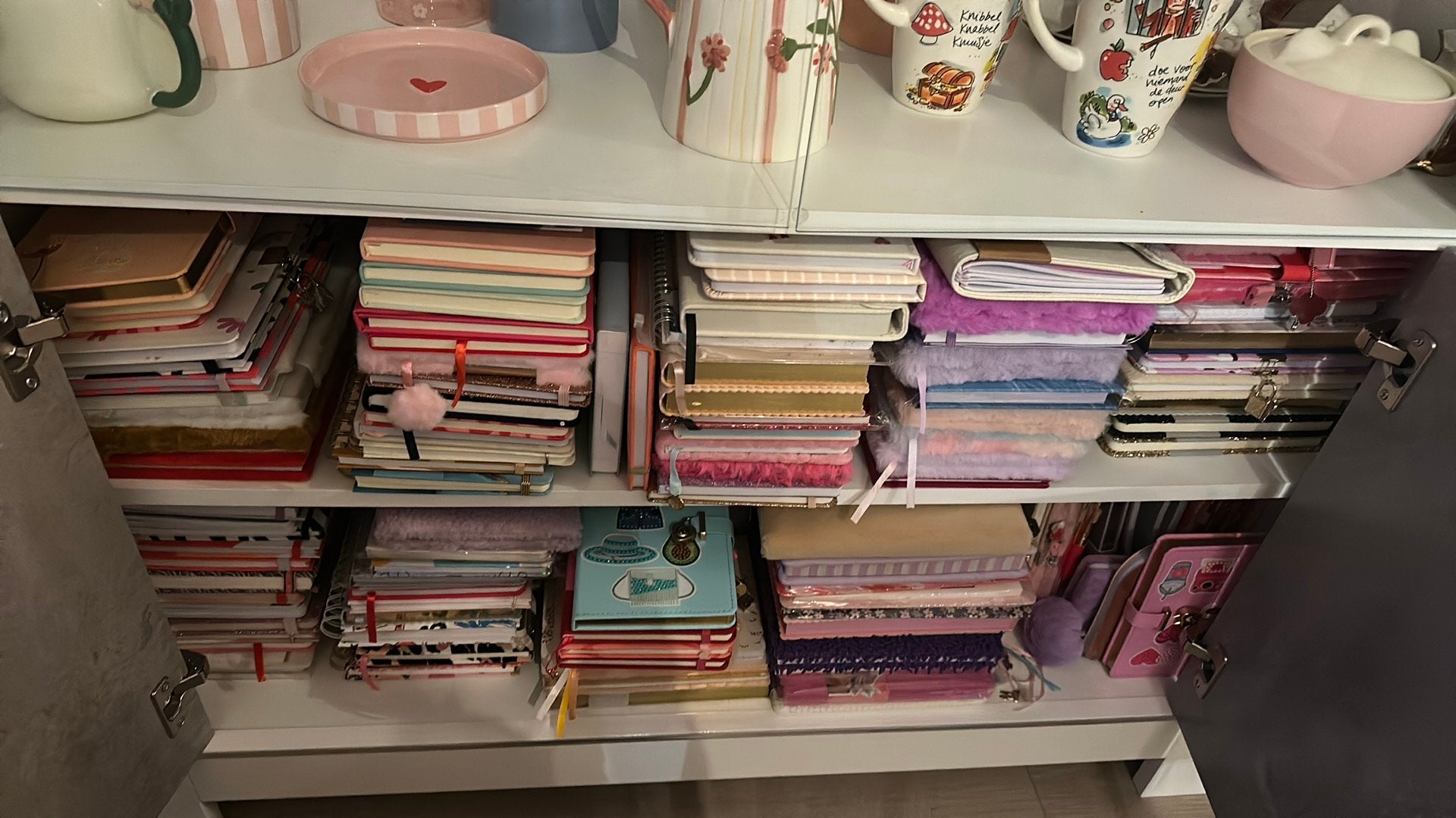 Kast vol met nieuwe notitieboeken, Ophalen of Verzenden, Zo goed als nieuw