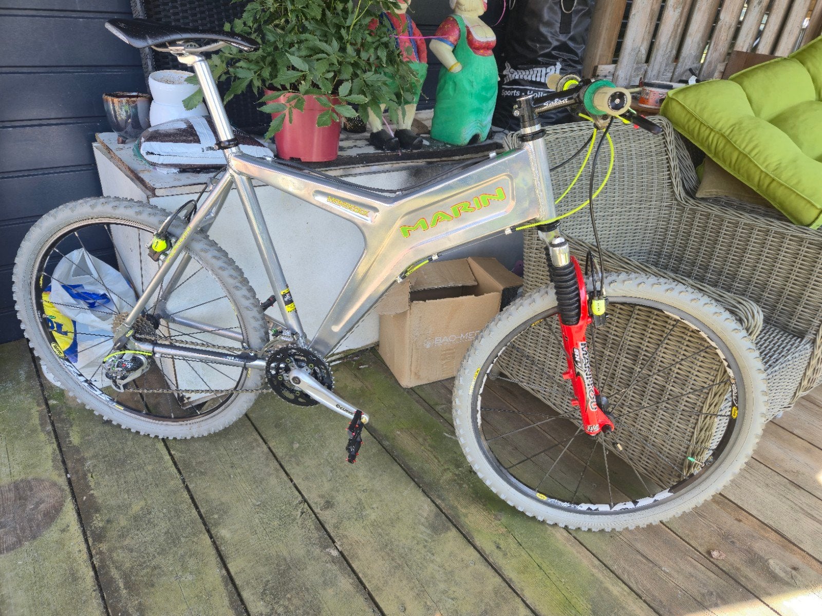 Te koop Marin Monocoque 1996 mtb, Hardtail, Velgrem, 49 tot 53 cm, Zo goed als nieuw