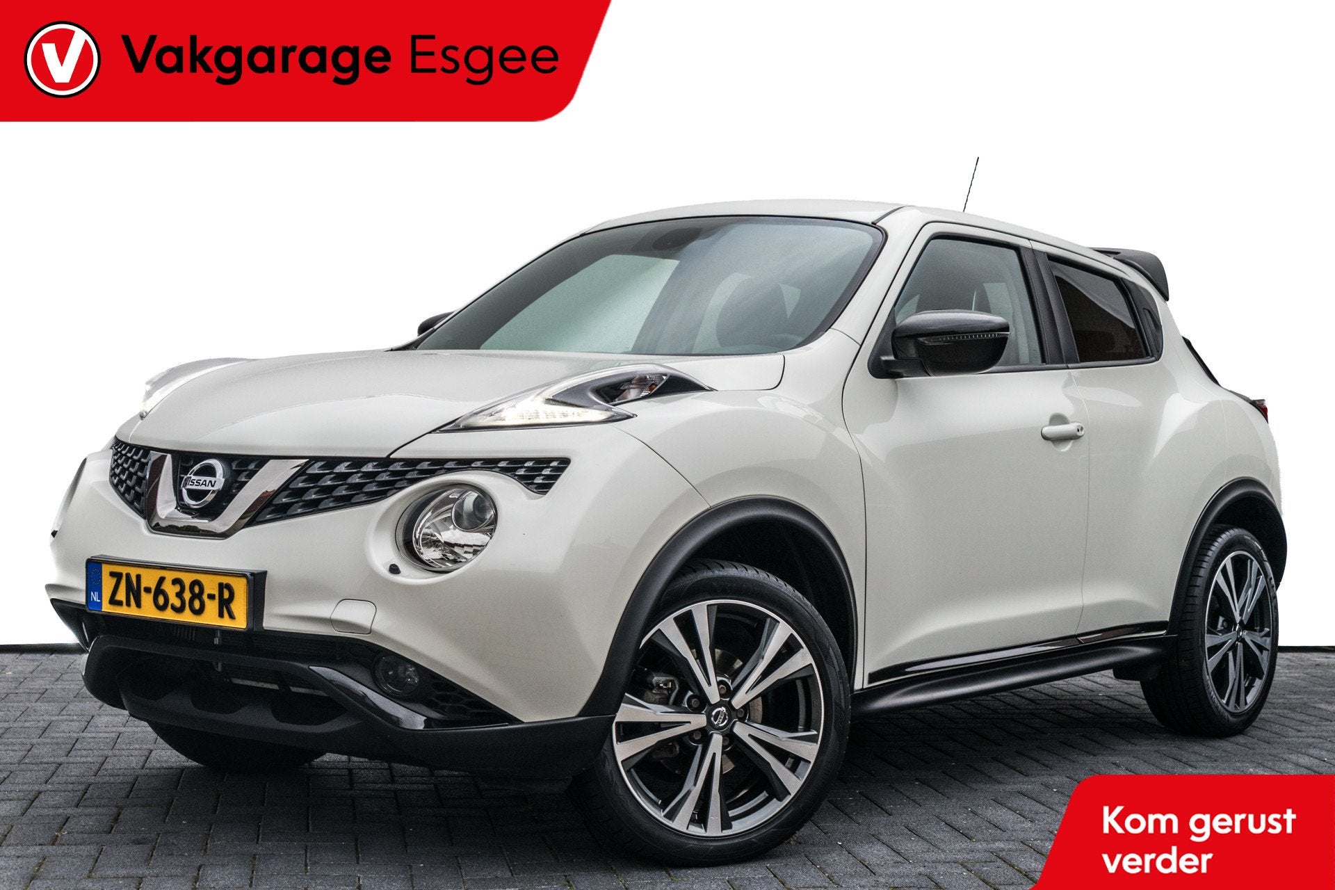 Nissan Juke 1.2 116 PK DIG-T S/S N-Connecta | Ned Auto | Tre, Auto's, 639 kg, Met garantie (alle), 116 pk, Wit