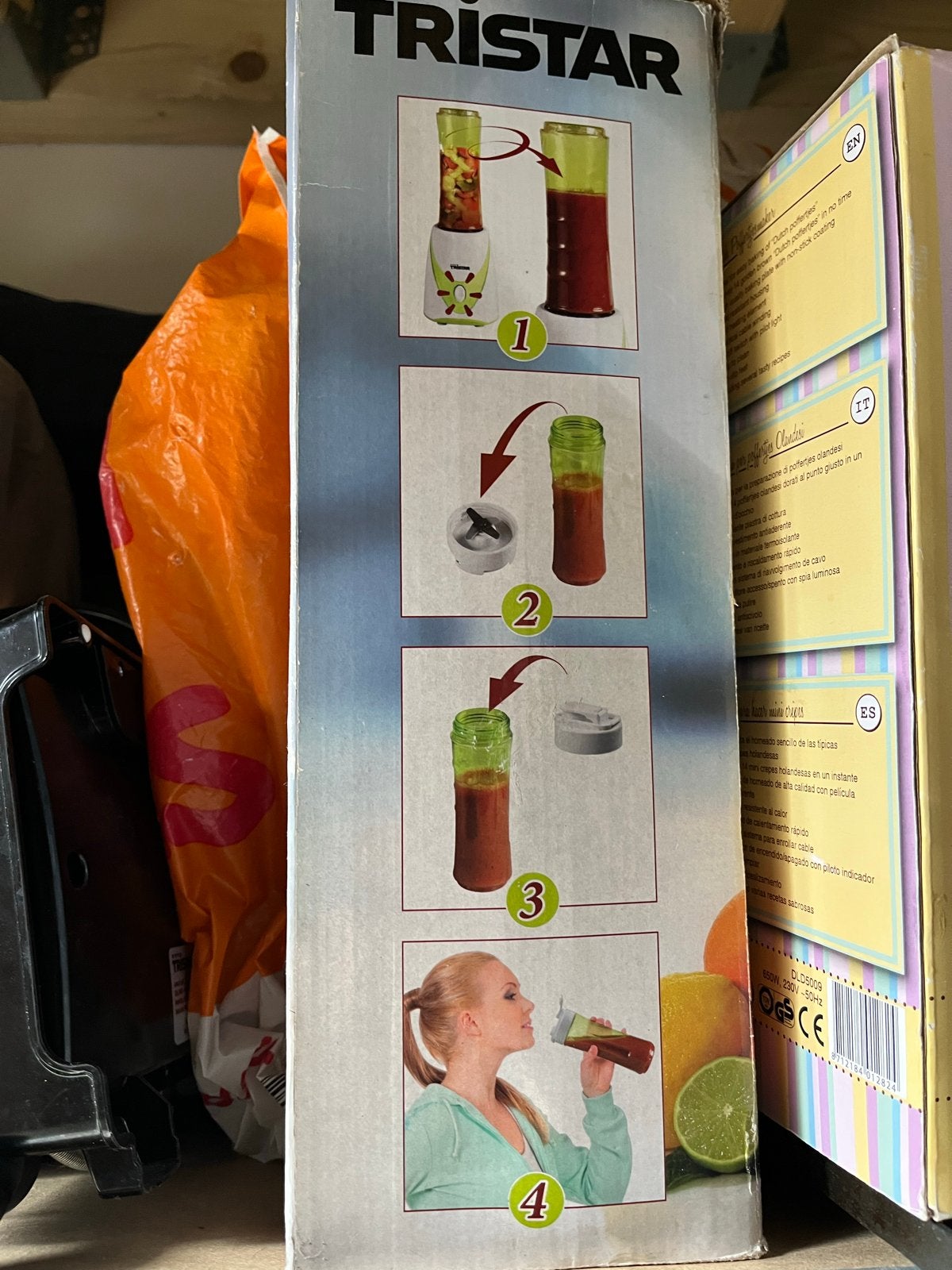Tristar Sapmaker / Blender - Maak snel en eenvoudig sap, Minder dan 1 liter, Ophalen of Verzenden, Nieuw, 1 snelheid