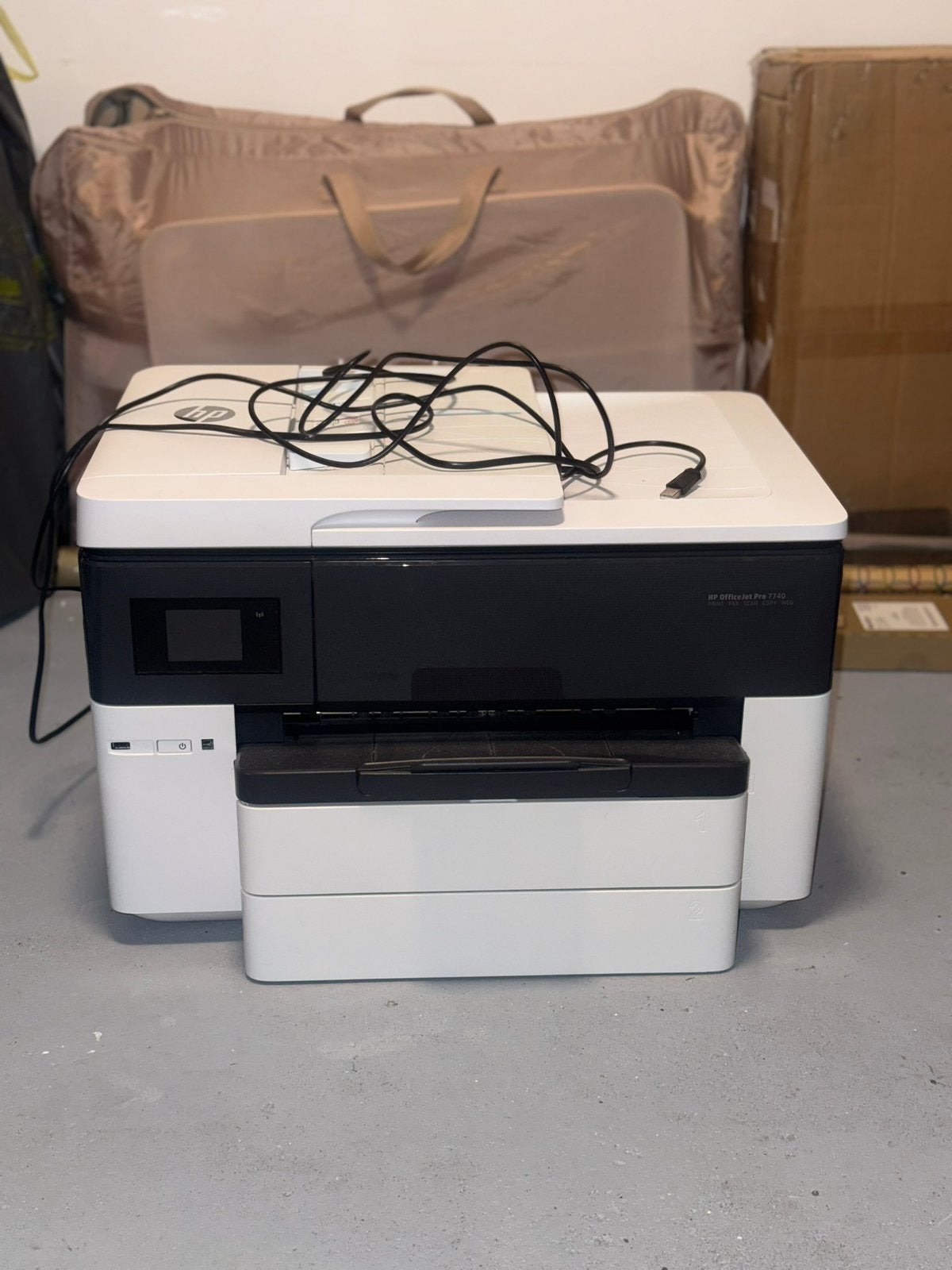 HP OfficeJet Pro 7740 printer - all in one, Ophalen, Zo goed als nieuw