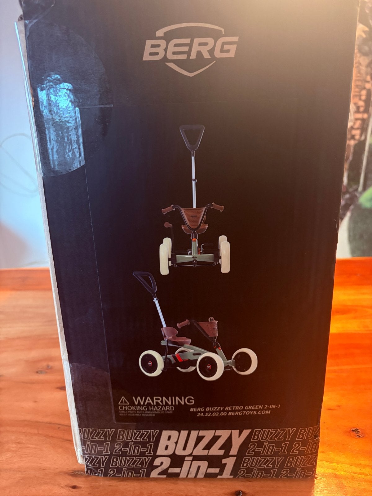 BERG Buzzy Retro 2-in-1 Green Skelter met Duwstang, Stevinlaan 2, 6716 WB Ede, Nederland, Trapvoertuig, Nieuw, BERG Toys B.V.