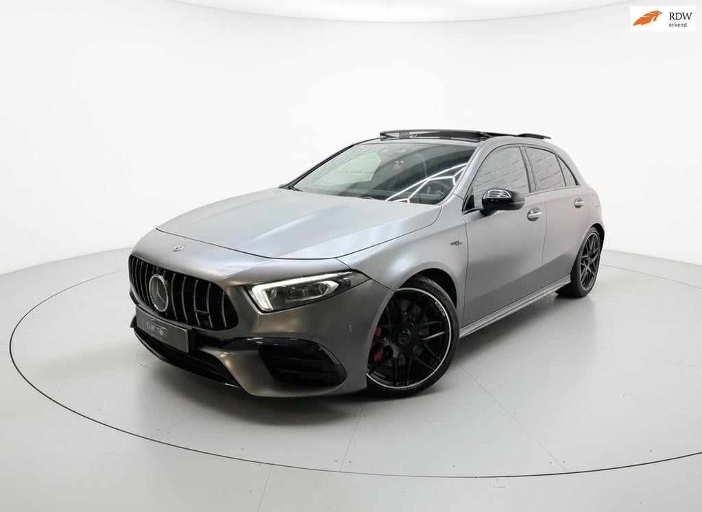 Mercedes-Benz A-klasse AMG 45 S 4MATIC+ Edition 1 PANO, Auto's, Automaat, Gebruikt, 4 cilinders, 1535 kg