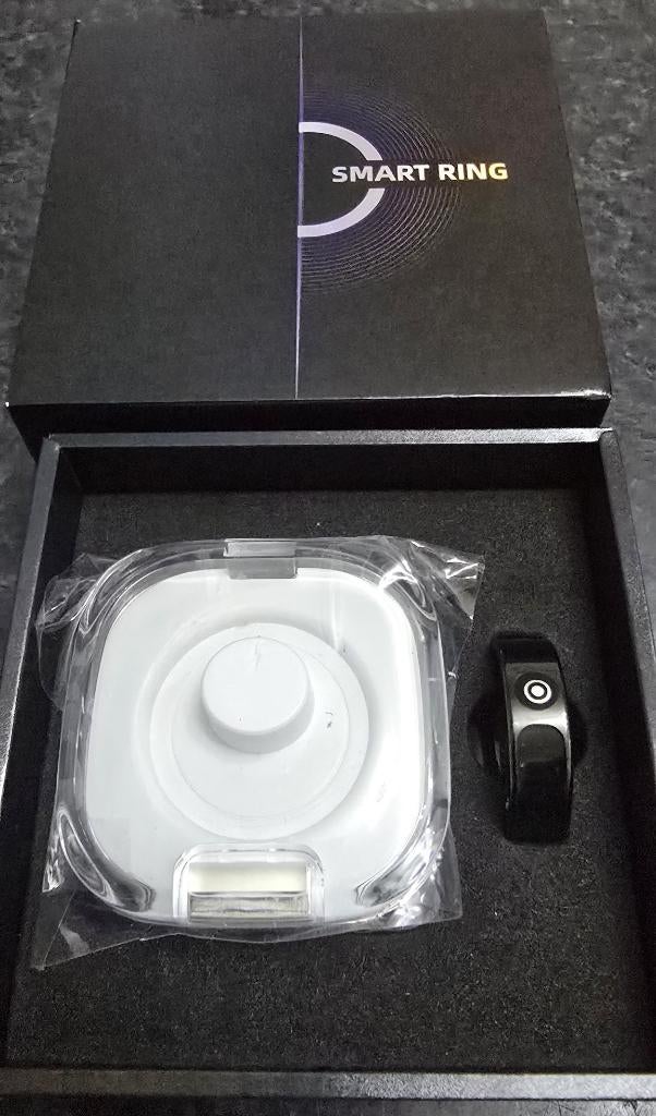 Smart Ring Digital Display, Black, Size 13#, Overige materialen, Zwart, Ophalen of Verzenden, Dame of Heer