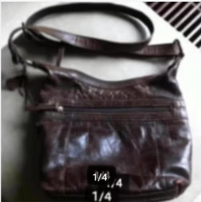 Dames schoudertas tuig leer bruin Br25 H25cm,merk Madlers., Overige merken, Bruin, Ophalen of Verzenden, Zo goed als nieuw