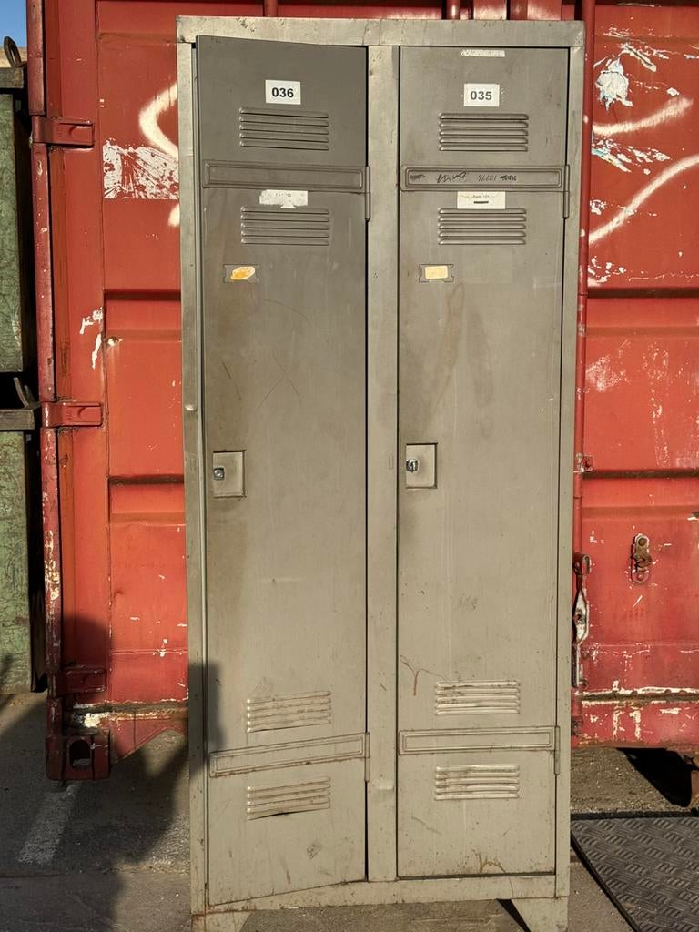 Locker lockerkast kas industrieel, Antiek en Kunst, Ophalen